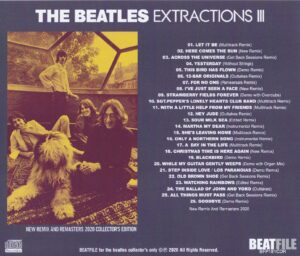 EXTRACTIONS III / CD - Image 2
