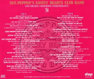 SGT. PEPPER'S RECORDING SESSIONS CHRONOLOGY / 6CD - Image 6