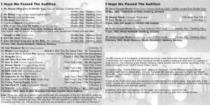 I HOPE WE PASSED THE AUDITION / CD - Image 3